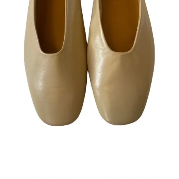 Aeyde Kirsten Latte Nappa Ballet Flat - 40 - Picture 7 of 8